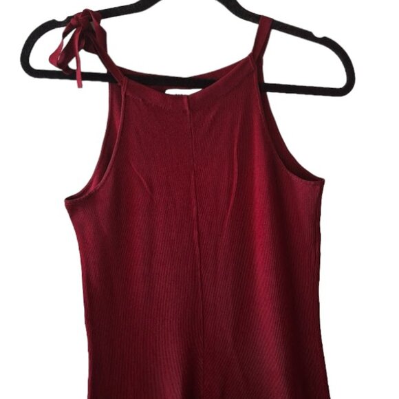 Zara Jumpsuit Women's Shoulder Tie Wide Leg Fashionable Luxury Style Size Small - Picture 6 of 10